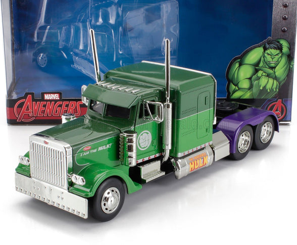PETERBILT | 379 TRACTOR TRUCK 3-ASSI HULK 1992 | 2 TONE GREEN