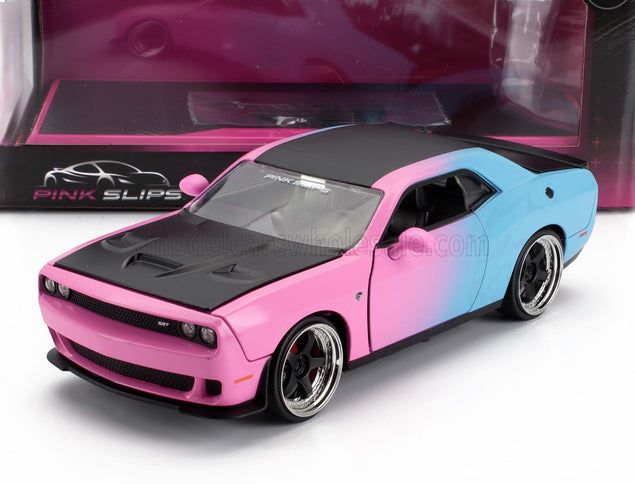 DODGE | CHALLENGER SRT HELLCAT COUPE 2015 | PINK LIGHT BLUE