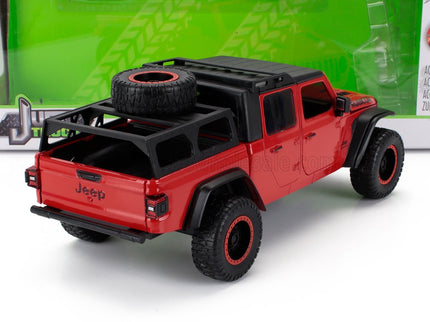 JEEP | GLADIATOR PICK-UP 2020 WITH SET 4X TIRES | RED BLACK