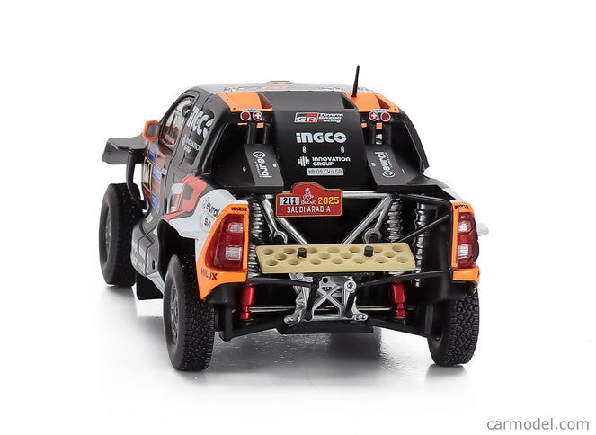 Toyota Hilux GR Dkr EVO T1+ Team Gazoo Racing N°211 Rally Dakar 2025 Henk Lategan - Brett Cummings 1:43 IXO Models čierna