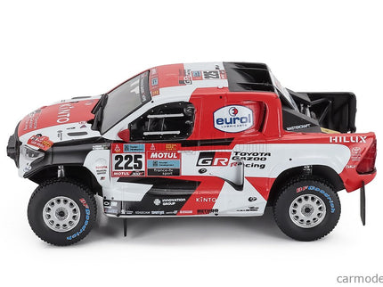 Toyota Hilux GR Dkr EVO T1+ Team Gazoo Racing N°225 Rally Dakar 2022 Henk Lategan - Brett Cummings 1:43 IXO Models biela červená čierna