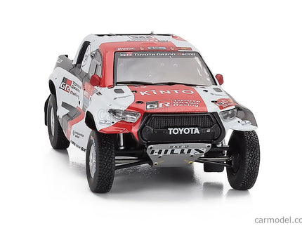 Toyota Hilux GR Dkr EVO T1+ Team Gazoo Racing N°225 Rally Dakar 2022 Henk Lategan - Brett Cummings 1:43 IXO Models biela červená čierna