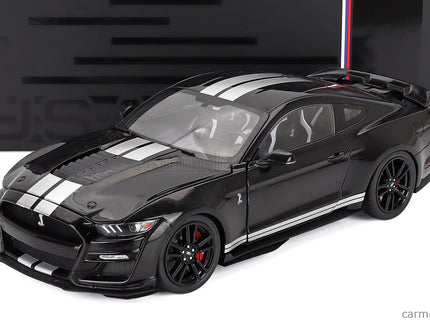 Ford Mustang Shelby GT500 Coupe 2022 1:18 IXO Models čierna biela
