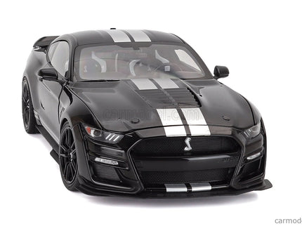 Ford Mustang Shelby GT500 Coupe 2022 1:18 IXO Models čierna biela