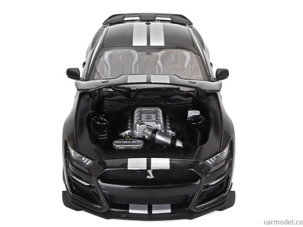 Ford Mustang Shelby GT500 Coupe 2022 1:18 IXO Models čierna biela