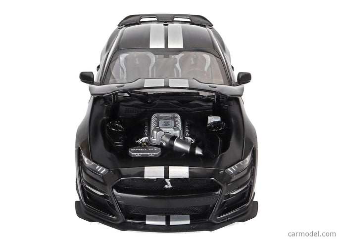 Ford Mustang Shelby GT500 Coupe 2022 1:18 IXO Models čierna biela
