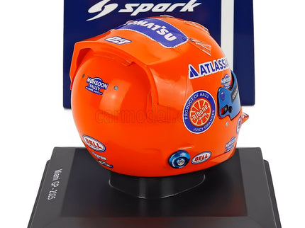 Bell Helmet Helma F1 Alex Albon Team Atlassian Williams Racing N°23 Miami GP 2025 1:5 Spark Model oranžová
