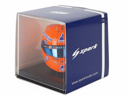 Bell Helmet Helma F1 Alex Albon Team Atlassian Williams Racing N°23 Miami GP 2025 1:5 Spark Model oranžová