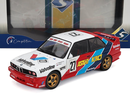BMW | 3-SERIES (E30) N 27 JTCC SEASON 1986 ATSUSHI KAWAMOTO - ANTHONY REID | WHITE RED BLUE