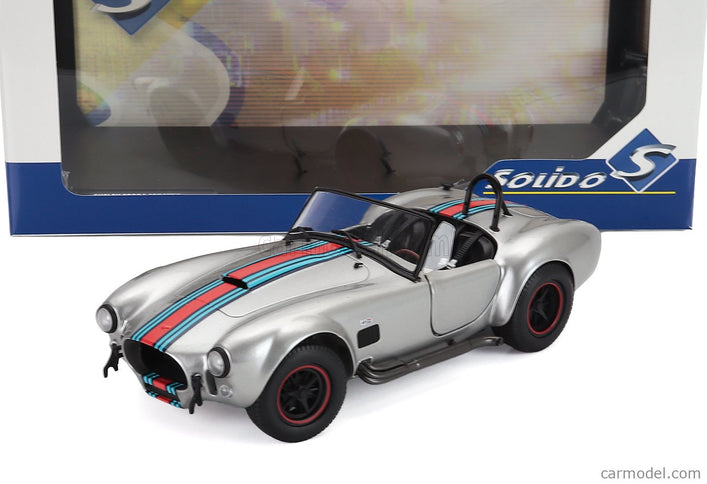 Ford Shelby Cobra Spider 427 Mkii Solido Works 1965 1:18 Solido strieborná