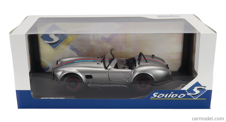 Ford Shelby Cobra Spider 427 Mkii Solido Works 1965 1:18 Solido strieborná