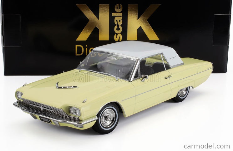 Ford Thunderbird Cabriolet Hard-Top Closed 1966 1:18 KK Scale žltá biela