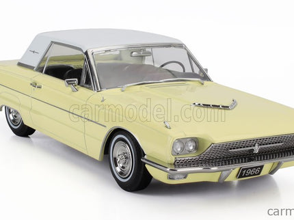 Ford Thunderbird Cabriolet Hard-Top Closed 1966 1:18 KK Scale žltá biela