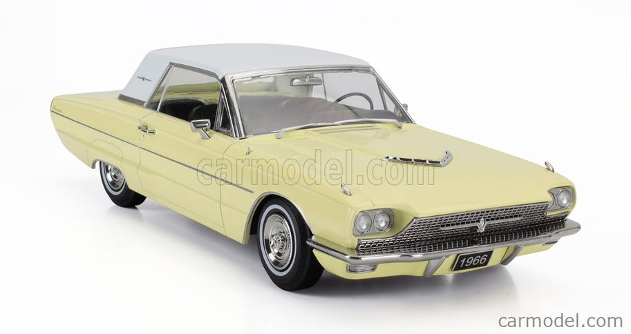 Ford Thunderbird Cabriolet Hard-Top Closed 1966 1:18 KK Scale žltá biela
