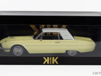 Ford Thunderbird Cabriolet Hard-Top Closed 1966 1:18 KK Scale žltá biela