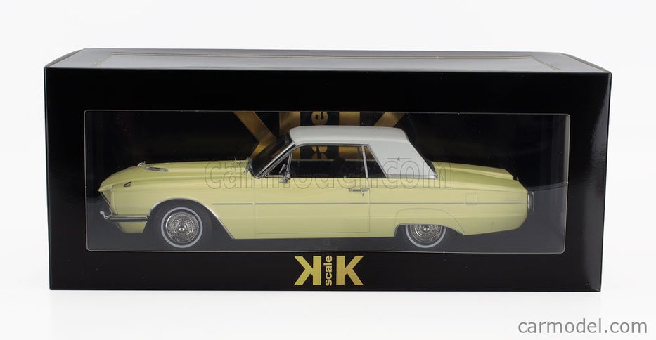 Ford Thunderbird Cabriolet Hard-Top Closed 1966 1:18 KK Scale žltá biela