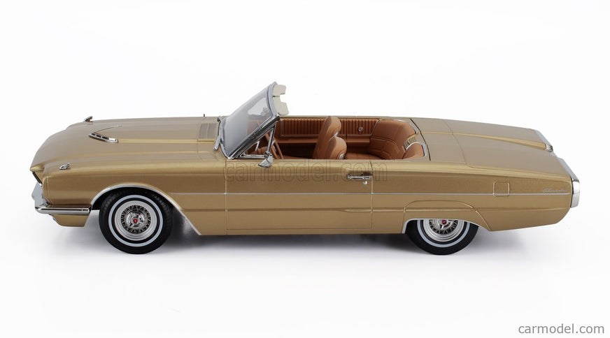 Ford Thunderbird Cabriolet Open 1966 1:18 KK Scale zlatá