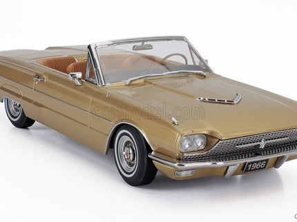 Ford Thunderbird Cabriolet Open 1966 1:18 KK Scale zlatá