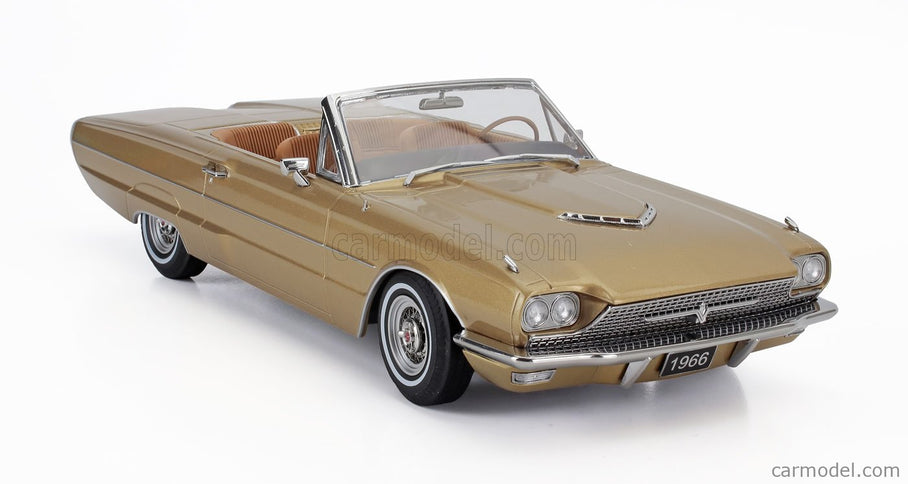 Ford Thunderbird Cabriolet Open 1966 1:18 KK Scale zlatá