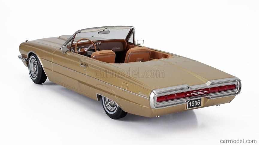 Ford Thunderbird Cabriolet Open 1966 1:18 KK Scale zlatá