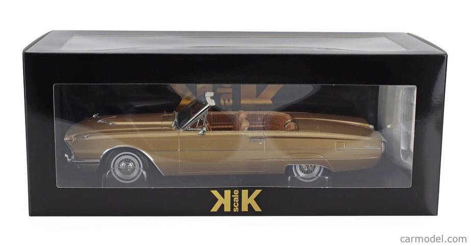 Ford Thunderbird Cabriolet Open 1966 1:18 KK Scale zlatá