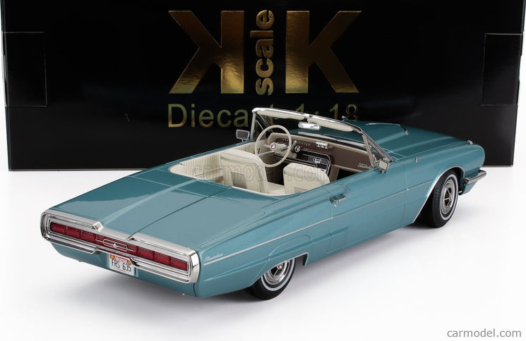 Ford Thunderbird Cabriolet Open 1966 1:18 KK Scale svetlomodrá
