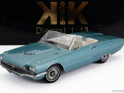 Ford Thunderbird Cabriolet Open 1966 1:18 KK Scale svetlomodrá