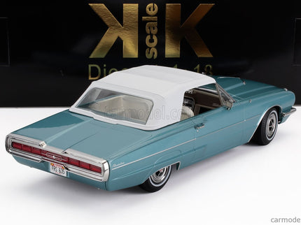 Ford Thunderbird Cabriolet Open 1966 1:18 KK Scale svetlomodrá