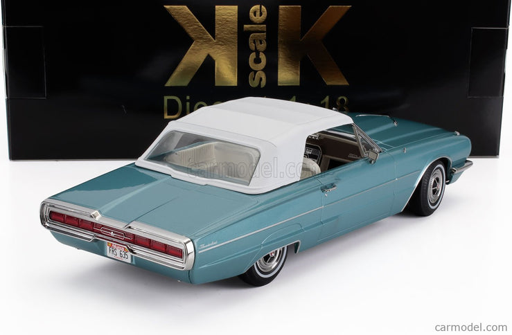 Ford Thunderbird Cabriolet Open 1966 1:18 KK Scale svetlomodrá