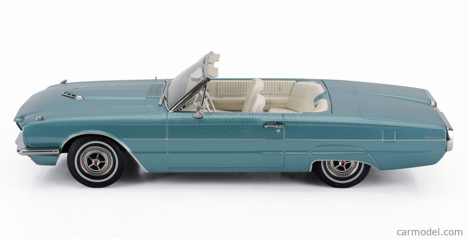 Ford Thunderbird Cabriolet Open 1966 1:18 KK Scale svetlomodrá