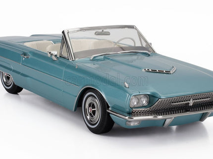 Ford Thunderbird Cabriolet Open 1966 1:18 KK Scale svetlomodrá