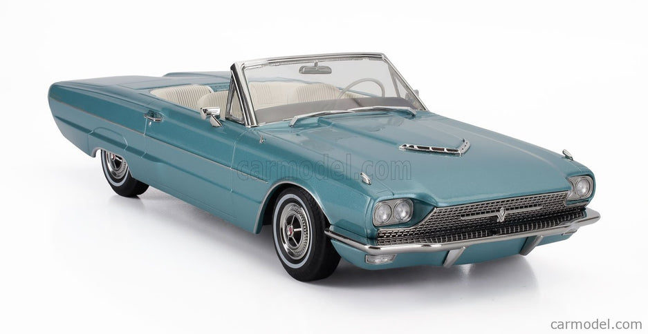 Ford Thunderbird Cabriolet Open 1966 1:18 KK Scale svetlomodrá