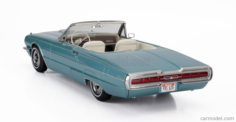 Ford Thunderbird Cabriolet Open 1966 1:18 KK Scale svetlomodrá