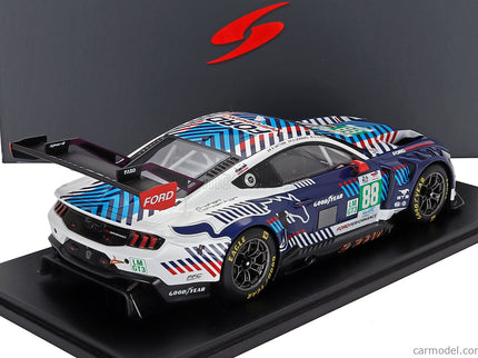 Ford Mustang GT3 5.4L V8 Team Proton Competition N°88 24h Le Mans 2025 Stefano Gattuso - Giammarco Levorato - Dennis Olsen 1:18 Spark Model čierna biela