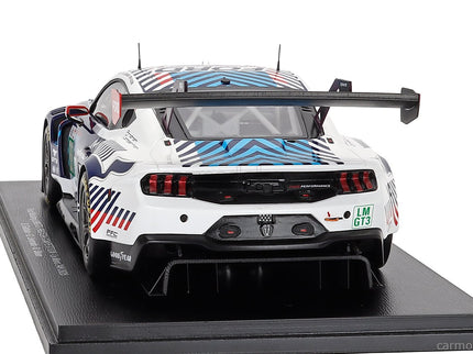 Ford Mustang GT3 5.4L V8 Team Proton Competition N°88 24h Le Mans 2025 Stefano Gattuso - Giammarco Levorato - Dennis Olsen 1:18 Spark Model čierna biela