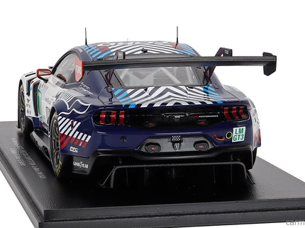 Ford Mustang GT3 5.4L V8 Team Proton Competition N°77 24h Le Mans 2025 Ben Barker - Bernardo Sousa - Ben Tuck 1:18 Spark Model biela čierna