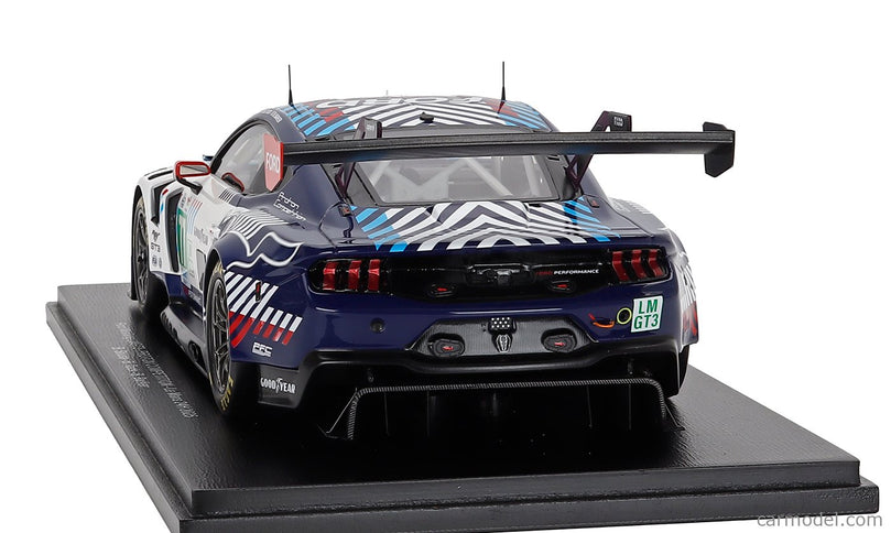 Ford Mustang GT3 5.4L V8 Team Proton Competition N°77 24h Le Mans 2025 Ben Barker - Bernardo Sousa - Ben Tuck 1:18 Spark Model biela čierna