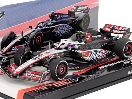HAAS | F1  VF-23 TEAM MONEYGRAM HAAS N 27 AUSTIN USA GP 2023 NICO HULKENBERG | WHITE BLACK RED