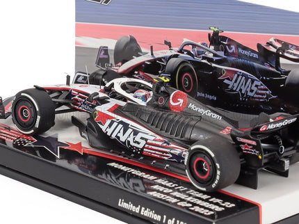HAAS | F1  VF-23 TEAM MONEYGRAM HAAS N 27 AUSTIN USA GP 2023 NICO HULKENBERG | WHITE BLACK RED