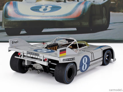 Porsche 908/03 Spider Team Martini Racing N°8 Targa Florio 1971 Vic Elford - Gerard Larrousse 1:18 Werk83 strieborná modrá