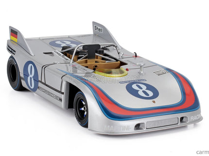 Porsche 908/03 Spider Team Martini Racing N°8 Targa Florio 1971 Vic Elford - Gerard Larrousse 1:18 Werk83 strieborná modrá