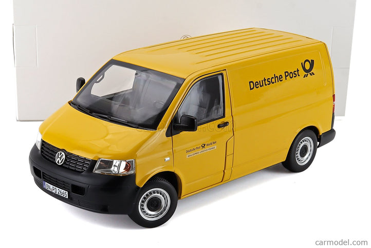 Volkswagen T5 Van Transporter Post 2003 1:18 Norev žltá