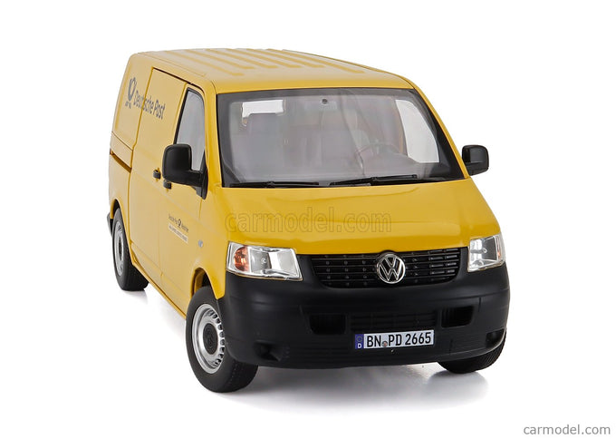 Volkswagen T5 Van Transporter Post 2003 1:18 Norev žltá