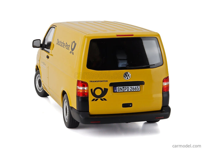 Volkswagen T5 Van Transporter Post 2003 1:18 Norev žltá