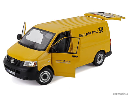 Volkswagen T5 Van Transporter Post 2003 1:18 Norev žltá