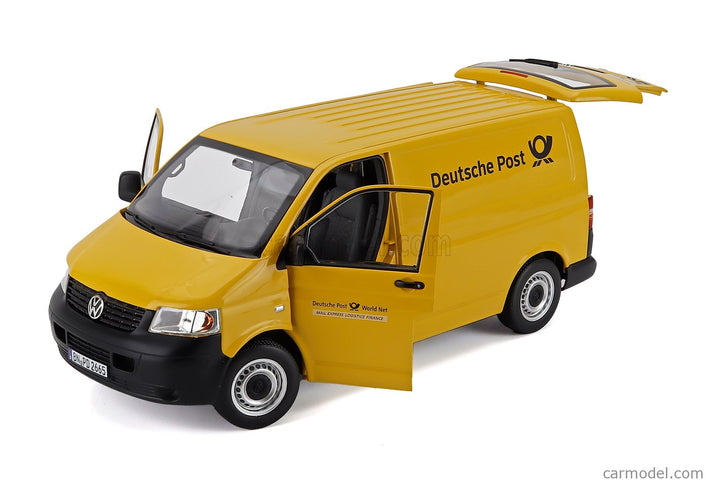 Volkswagen T5 Van Transporter Post 2003 1:18 Norev žltá