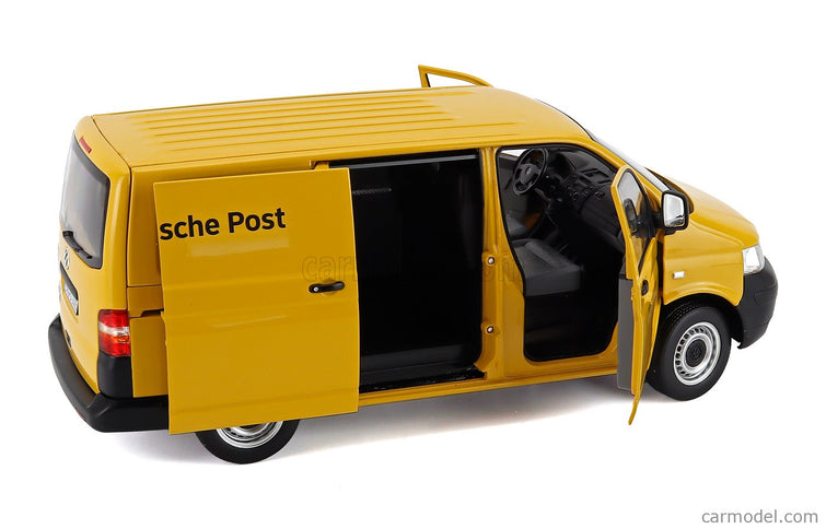 Volkswagen T5 Van Transporter Post 2003 1:18 Norev žltá