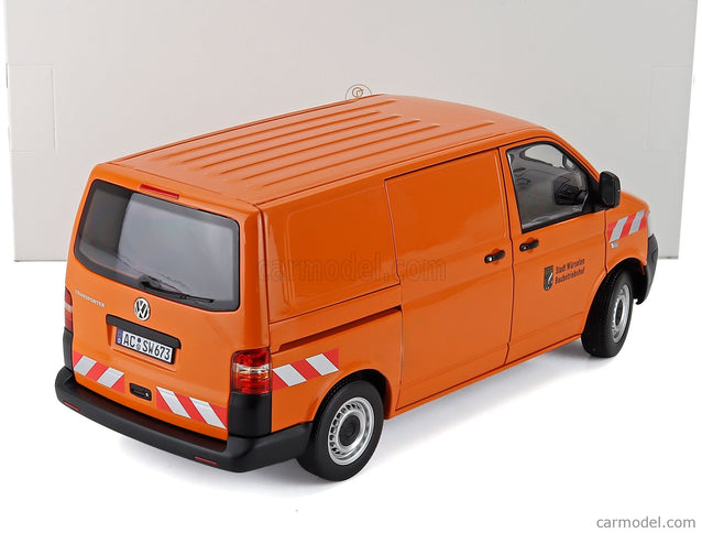 Volkswagen T5 Van Transporter 2003 1:18 Norev oranžová