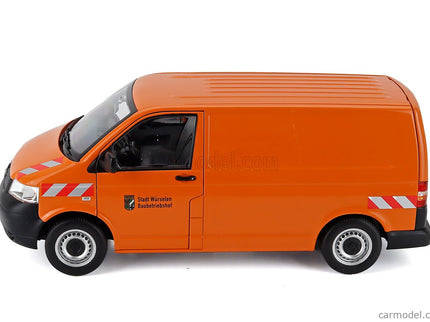 Volkswagen T5 Van Transporter 2003 1:18 Norev oranžová