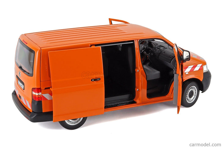 Volkswagen T5 Van Transporter 2003 1:18 Norev oranžová